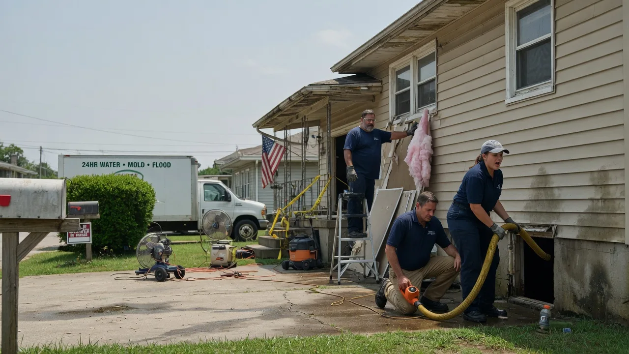 Water Damage Repair in Dennison, IL near me